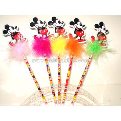 Mickey Mouse Feather Pen