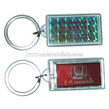 Middle Size LCD Solar Keychain