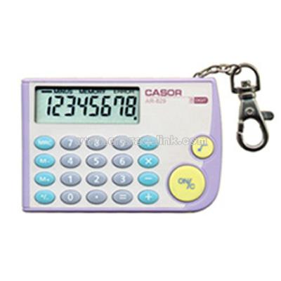 Mini Calculator with Keychain