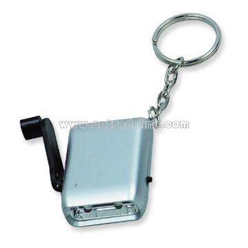 Mini Dynamo Torch With Keychain