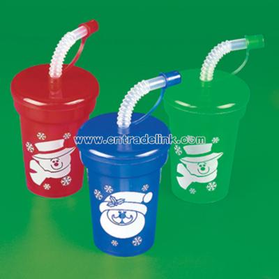 Mini Holiday Sipper Cups