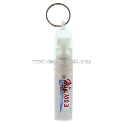 Mini Keychain Sprayer - Antibacterial Hand Sanitizer - 0.1 oz.