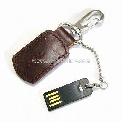 Mini Leather USB Flash Drive