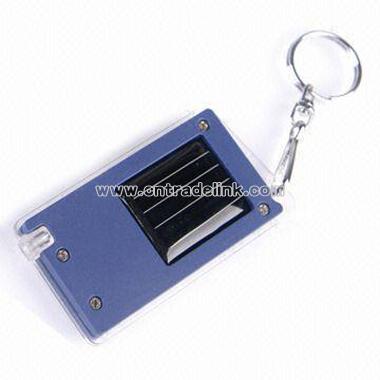 Mini Solar Keychain Flashlight