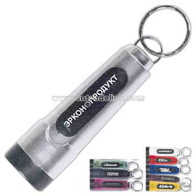 Mini flashlight keychain