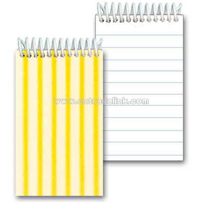 Mini plastic spiral notepad with 3D Lenticular cover