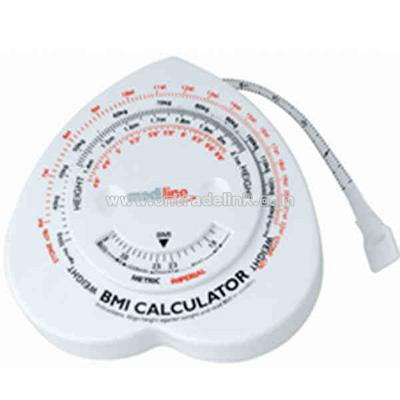 Miniature BMI tape measure