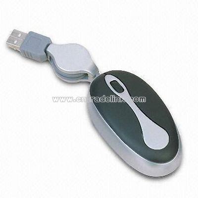 Miniature Optical Mouse with Zoom In and Out Functions