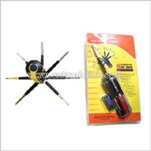 Multifunction Screwdriver with LED Light