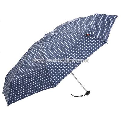 Navy Dot Umbrella
