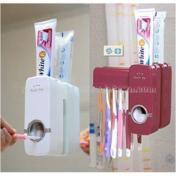 New Automatic Toothpaste Dispenser Touch Me Brush holder SET