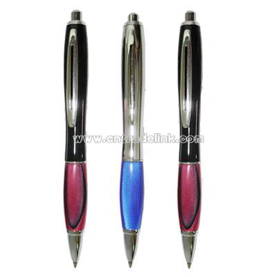 Novelty Design Ballpoint Pens with Acrylic Grip and Brass Barrel
