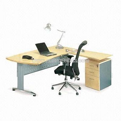 Office Desk with Metal Frame