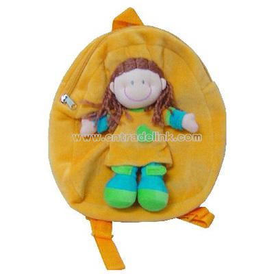 Orange Rag Doll Backpack