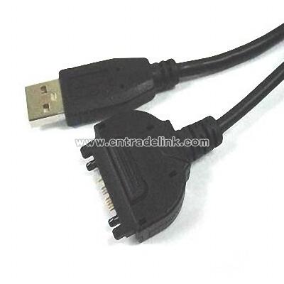 PDA USB Data Cable and Connector for Palm