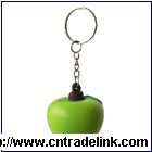 PU Apple Stress Ball With Key Ring