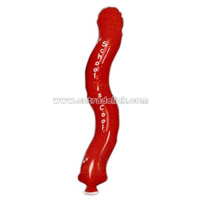 Pair of wiggle shaped inflatable thunder sticks