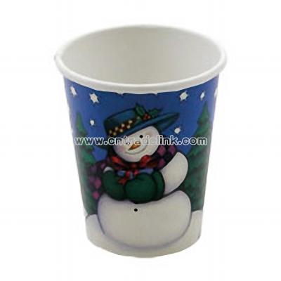 Paper Winter Snowman Cups