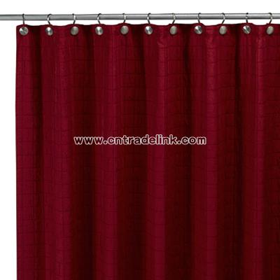 Parachute Red Fabric Shower Curtain