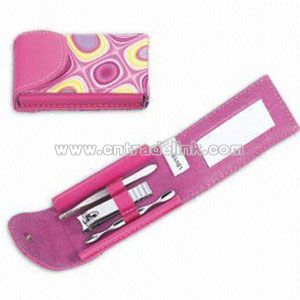 Pedicure Set with Mirror