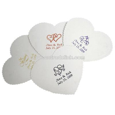Personalized Heart Coasters