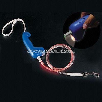 Pet Leashes with EL Flash Wire and Lamp