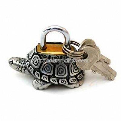 Pewter Turtle Mini Lock
