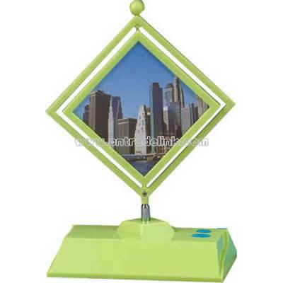 Photo frame with FM scan radio and mirror