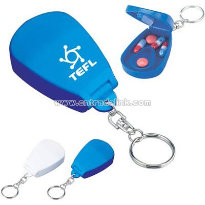 Pill Cutter Keychain