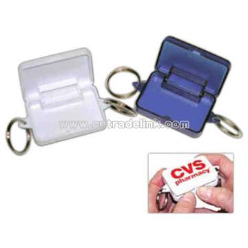 Pill box key ring