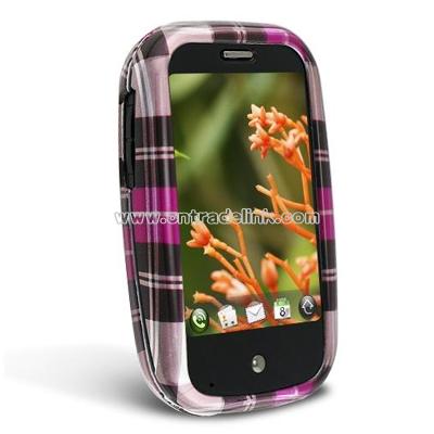 Pink Plaid Clip-on Case for Palm Pre
