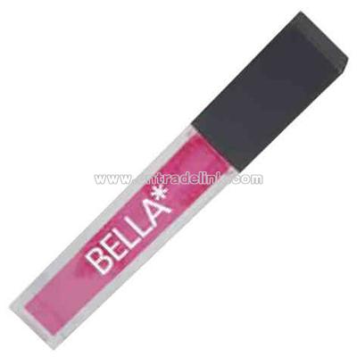 Pink lip gloss wand