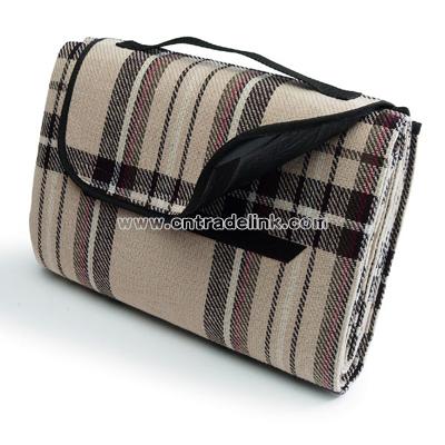 Plaid Quilted Picnic Blanket