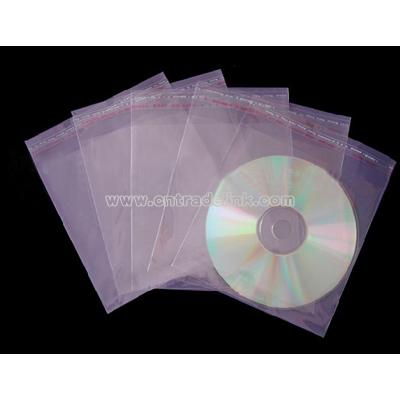 Plastic CD sleeve