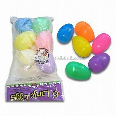 Plastic Eggs in Vivid Colors