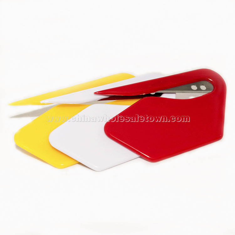 Plastic Letter Opener with Logo Promotion
