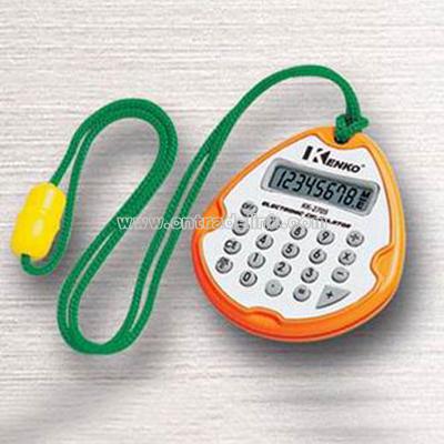Pocket Calculator with Cord