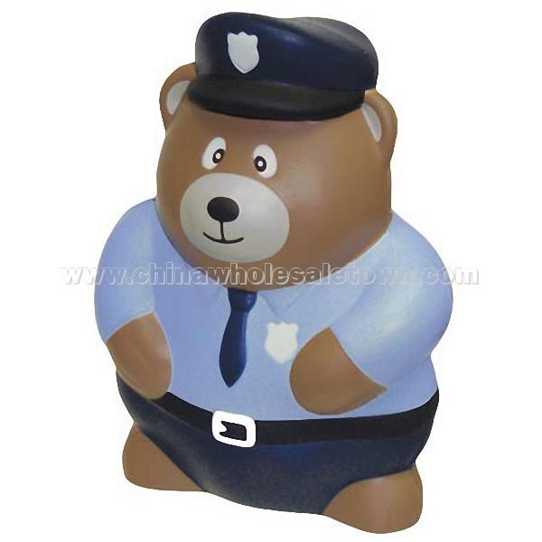 Police Bear Stress Balls