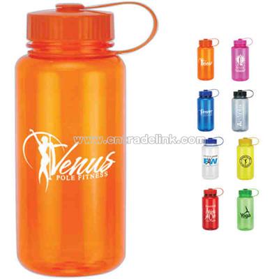 Polycarbonate fresh cylinder sports bottle 34 oz