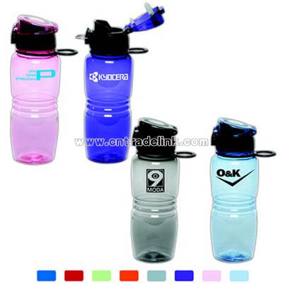 Polycarbonate sport bottle 16 oz. with wide mouth for ice cubes / powdered drinks