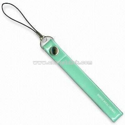 Polyester Cell Phone Strap with Pendant