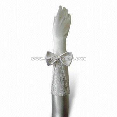 Polyester Wedding Dress Glove