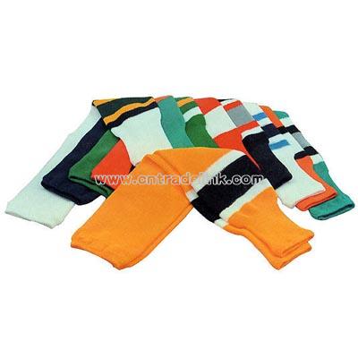 Polyester acrylic hockey socks