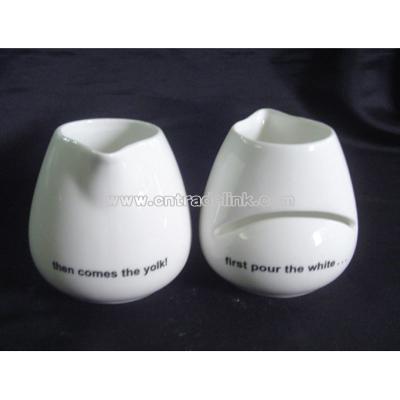 Porcelain Egg Separator