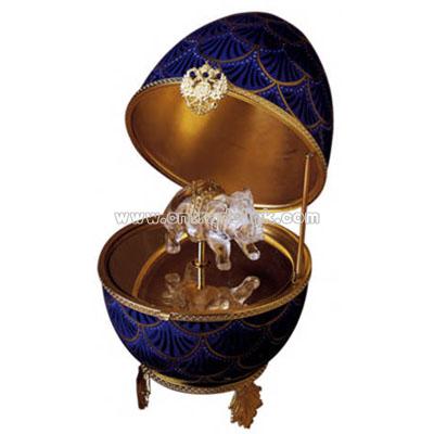 Porcelain Pine Cone Decorative Musical Egg