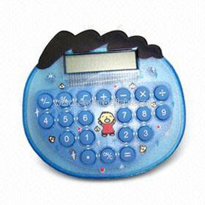 Portable Desktop Calculator with Big Key-press