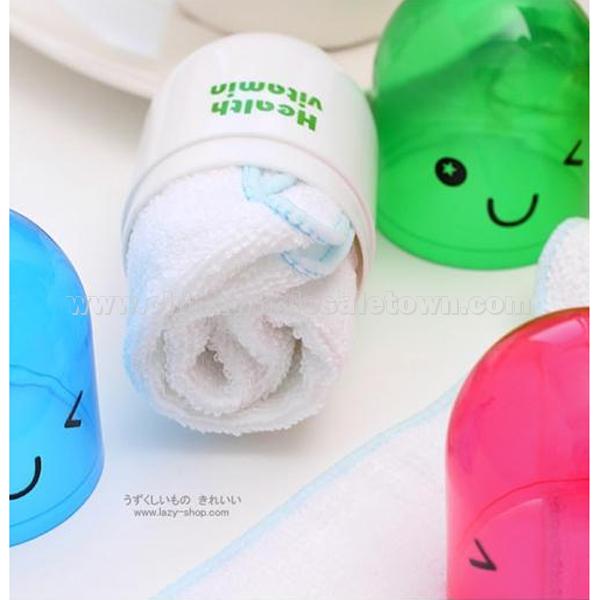 Portable Vitamin Towel-Cute Capsule Towel