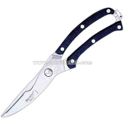 Poultry shears with designed handle