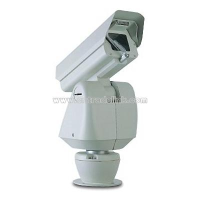 Privacy Mask PTZ Camera with 80 Preset Positions and Wiper Function