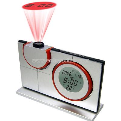 Projection Alarm Clock with Torch